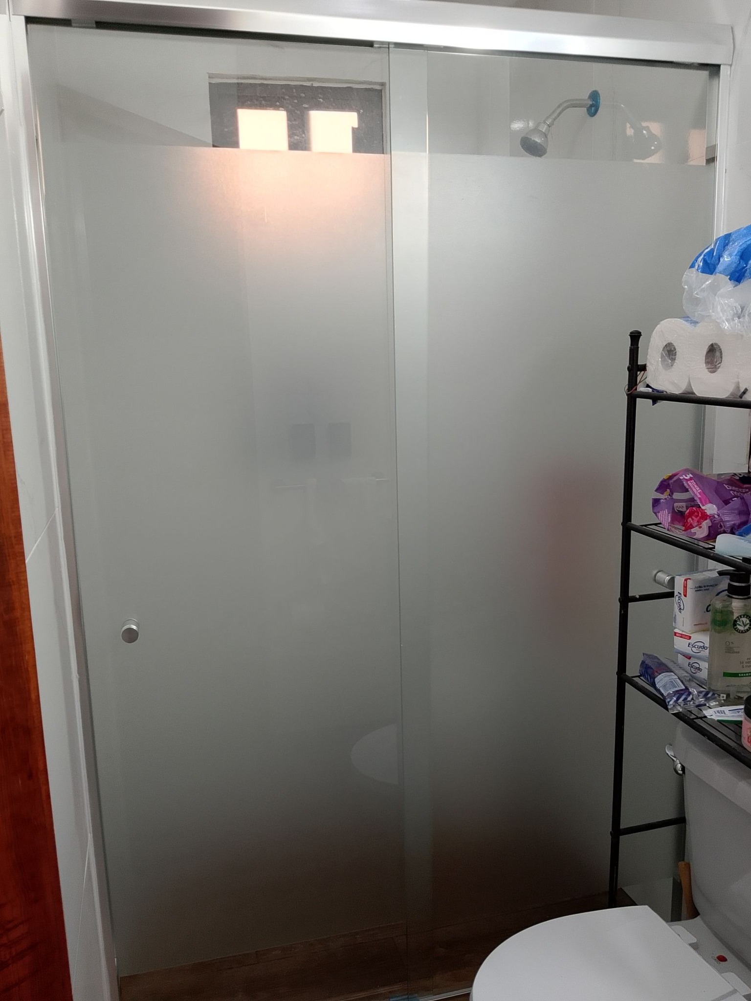 Cancel de baño corredizo en vidrio templado 6 mm